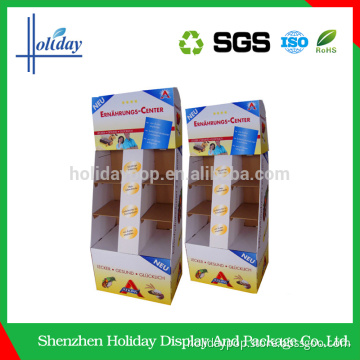 High quality stand floor cardboard display stand